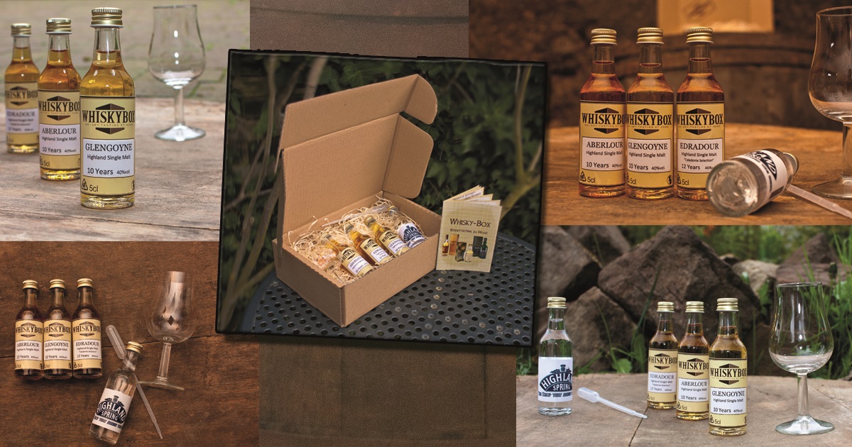 Kollage der Whiskybox