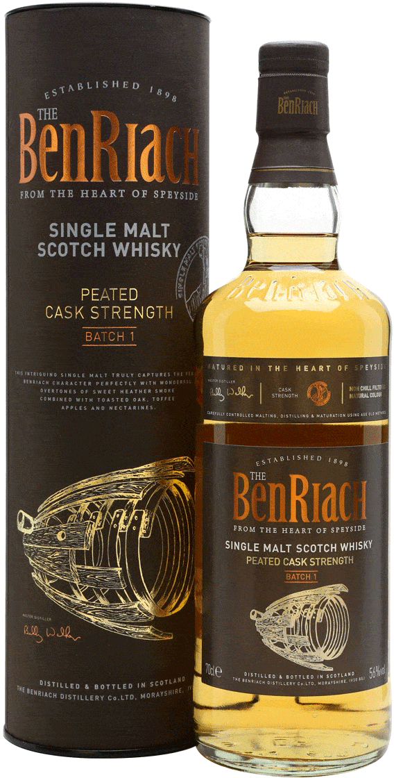 Whisky: BenRiach Peated Cask Strength Batch #1